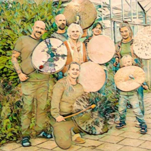 sjamanendrum bouwen juni