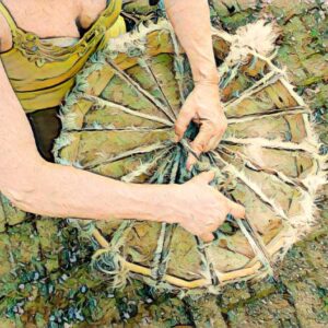 drum bouwen op de indianen manier